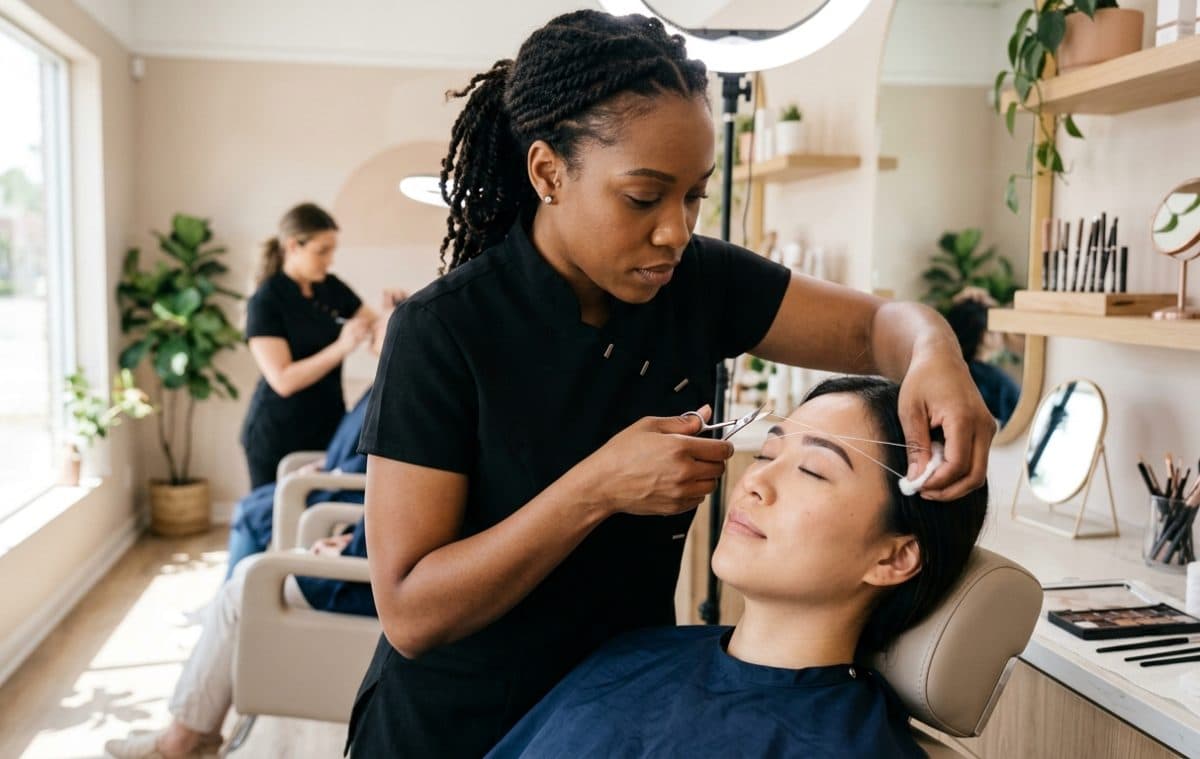Eyebrow Threading